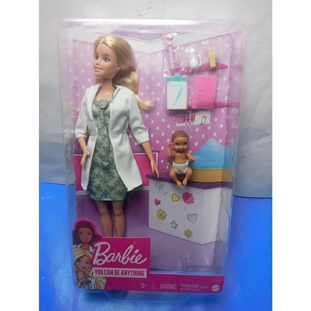 Barbie Doctor Playset New 2021 You can be Anything Pediatrician Limited Edtn